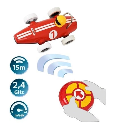 BRIO Samochód Zdalnie Sterowany Wyścigówka