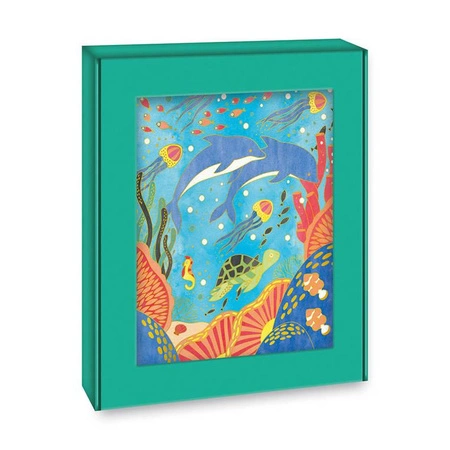 Zestaw kreatywny Złote kontury Zwierzęta 6+, Janod