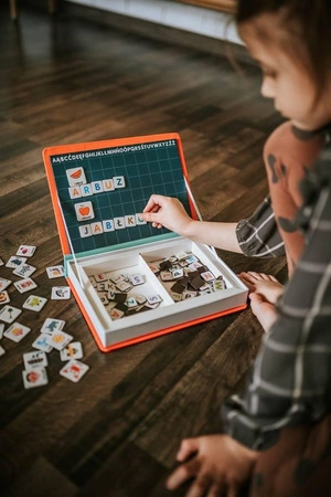 Magnetyczna układanka Polski Alfabet Magnetibook, Janod