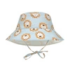 Lassig Dwustronny kapelusz przeciwsłoneczny UV80 Splash & Fun Lew powder blue, rozm. 46/49