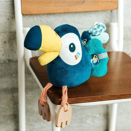 LILLIPUTIENS Przytulanka aktywizująca wielofunkcyjna Tukan Pablo 9 m+