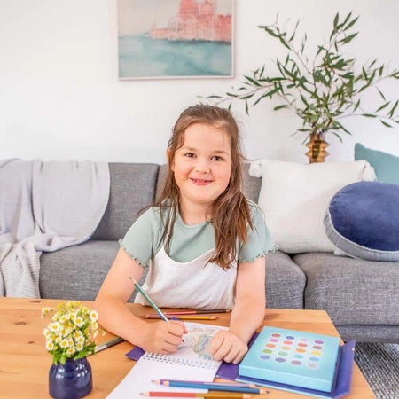 Tiger Tribe Zestaw do Rysunku – Metaliczne Kredki