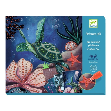 Zestaw art. malowanie 3D GŁĘBIA OCEANU DJ08958