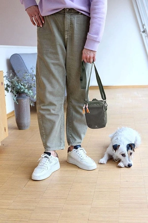 PALOPA Torebka saszetka na smakołyki dla psa Greta dark olive L