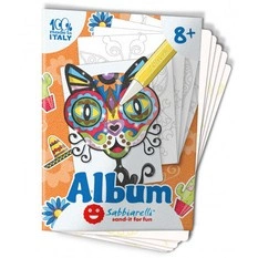 Album do kolorowania piaskiem Mexicolors 8l+ SABBIARELLI