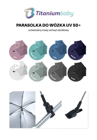 PARASOL uniwersalny TB UV 50+ Blue