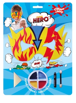 Maska superbohater do kreatywnej zabawy - Estetica