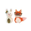 Zestaw kreatywny Pompony 2 małe zwierzątka 8+, Janod (stary indeks: J07910)