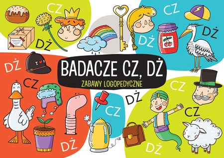 Badacze cz dż zabawy logopedyczne