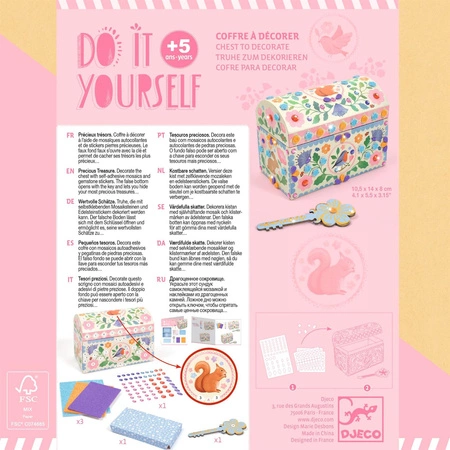 Zrób to sam - SZKATUŁKA Z KLUCZYKIEM DJ07929