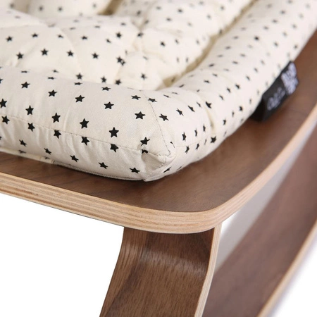 Charlie Crane Leżaczek Levo orzech włoski Bonton Semi Etoile