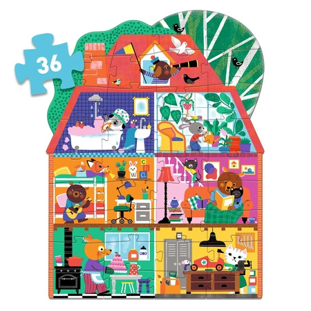 Puzzle gigant DOMEK MAŁYCH PRZYJACIÓŁ DJ07169