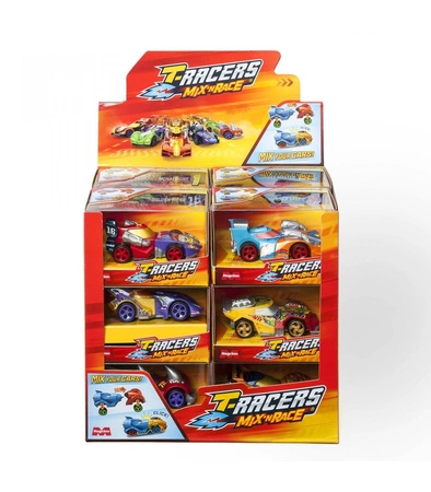 T-Racers Mix ‘N Race Windows Box Car 1szt. mix