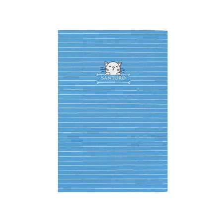 Mały Zeszyt - Felines - Koty - Purrrfect Place (Bold Blue)