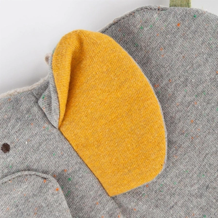 Przytulanka komforter Słonik szeleścik szmatka zabawka dla dzieci sigikid