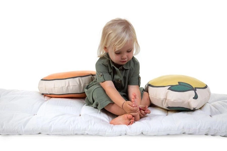 Childhome Poduszka kanwas Pomarańcza
