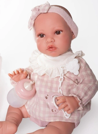 Lalka Erika z kocykiem i butelką Antonio Juan 33002