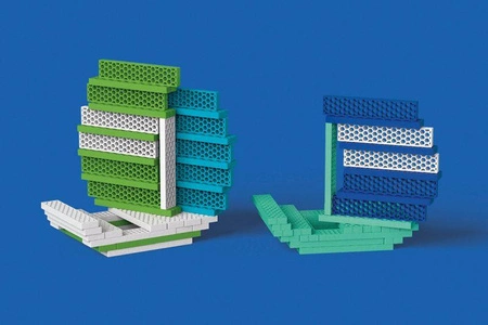 Kreatywne klocki konstrukcyjne Ocean Hello Box Bioblo 100 elementów