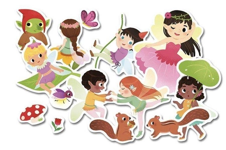 Auzou Zeszyt z naklejkami Bajkowy świat 71409