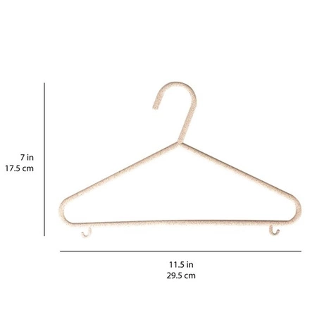 3 Sprouts Wieszaki dla Dzieci EKO Cream 15szt.