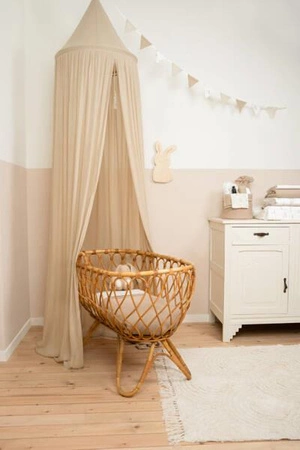Little Dutch Baldachim muślinowy Beige CA30123024