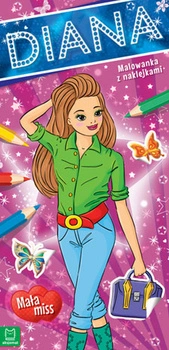 Diana malowanka z naklejkami