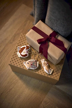 Filibabba Haftowane ozdoby świąteczne Wonderful Winter Forest Friends