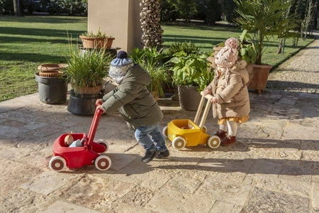 Chodzik dla dzieci czerwony pchacz Roberto Mini Eolo Italtrike