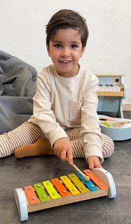 Kolorowe cymbałki dla dzieci Groovy Beats 12254-Small Foot, instrumenty muzyczne dla dzieci