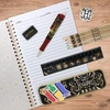Harry Potter Bumper Stationery Set - Colourful Crest (8 elements) / zestaw szkolny Harry Potter (8 elementów)