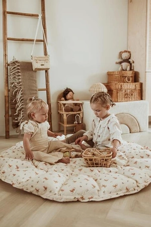 Play&Go Mata do Zabawy Gniazdo Niemowlęce Bloom Organic Rabbit