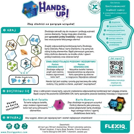 Gra Hands Up! - gra karciana | FLEXIQ