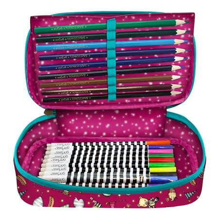 Rozkładany, 4-Częściowy Piórnik z Wyposażeniem - Gorjuss - Fairground - Fireworks