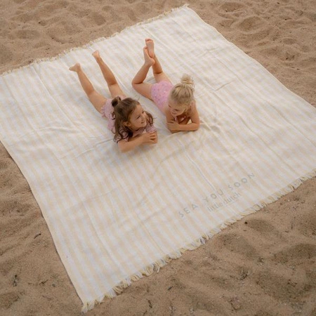 Little Dutch Ręcznik plażowy Beach Sunny Yellow