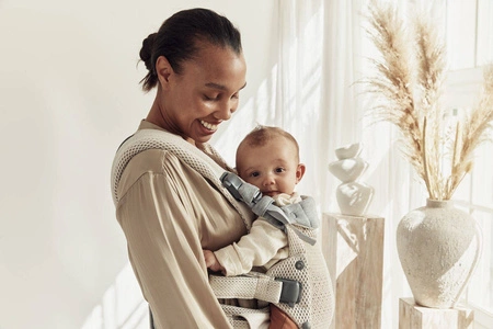 BABYBJORN - nosidełko Harmony 3D Mesh, Kremowy