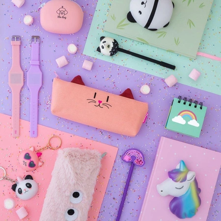 Notatnik A5 z miękką figurką Squishy Miquelrius Panda