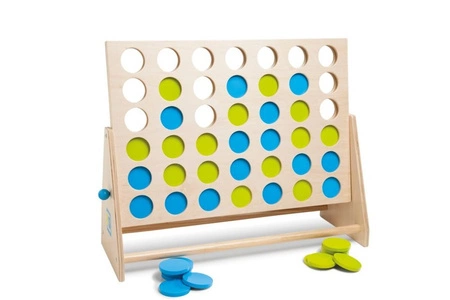 BS Toys, Gra 4 w Rzędzie Niebiesko-Zielone XL