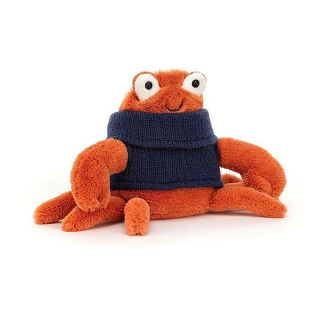 JellyCat Krab w Sweterku 13 cm