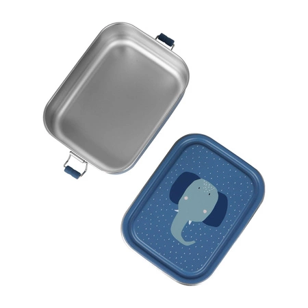 Mały stalowy lunch box - Słoń Trixie Baby