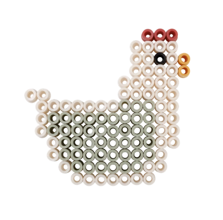 Little Dutch Koraliki do naprasowania Little Farm 125674