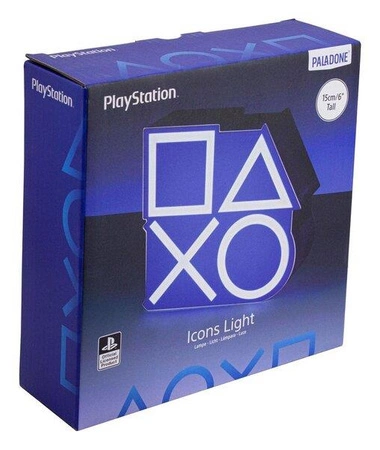 Lampka Playstation ikonki - box (wysokość: 15 cm)
