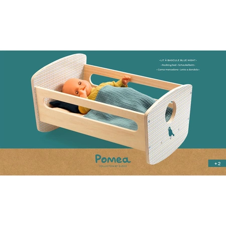 Drewniana kołyska dla lalek KOLEKCJA POMEA DJ07862
