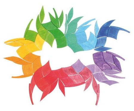 Układanka Spirala w kole, kolorowa, 3+, Grimm's