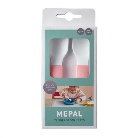 Little Dutch Zestaw 2 łyżeczek dziecięcych Mio Pink 108031078400