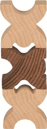 Drewniana gra Mały człowiek Eko 58717-Goki Nature, układanki dla dzieci