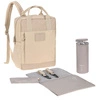 Lassig Green Label Plecak dla mam kwadratowy z akcesoriami Vividal Backpack humus