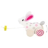 Zabawka do ciągnięcia Biały króliczek 54897-Goki, zabawy ruchowe