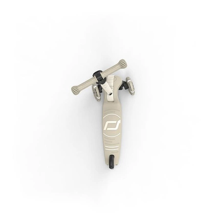 SCOOTANDRIDE Highwaykick 3S Hulajnoga z systemem sterowania 2w1 i kółkami LED składana 3+ Ash