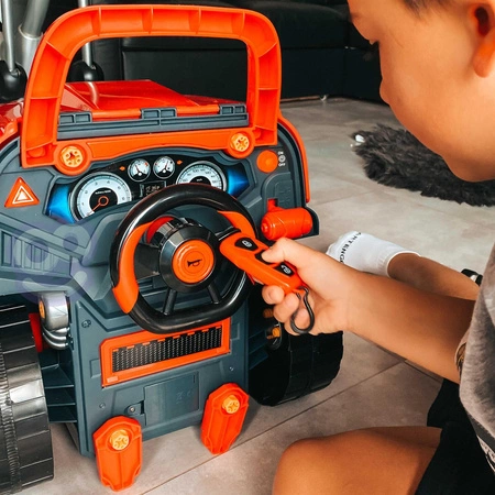 WOOPIE Wielka Ciężarówka Zestaw do Składania Montażu + Akcesoria 61 el.