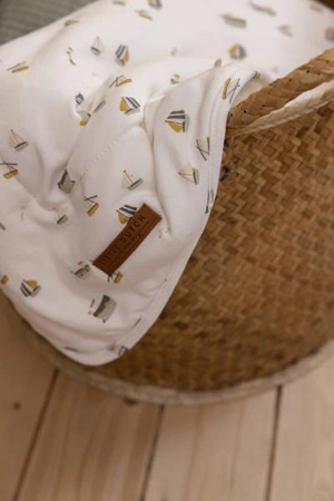 Little Dutch Ocieplany kocyk 100 x 70 cm Sailors Bay White TE11121690